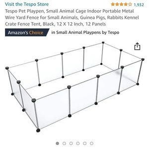 Small portable yard fence for small animals